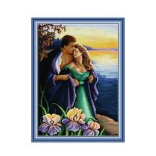 Lover 2 cross stitch kit aida 14ct 11ct count printed canvas stitches embroidery DIY handmade needlework 2024 - buy cheap