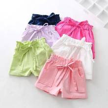 2020 Summer Baby Toddler Shorts Girls Shorts Girls Casual Beach Pants Children Solid Bottoms Clothes Kids Short Trousers JW8298 2024 - buy cheap