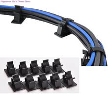 Abrazadera de cable adhesiva, Clips de Cable de 13mm, color negro, práctico y de buena calidad, 10 Uds. 2024 - compra barato