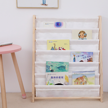 Children Bookshelf Solid Wood Floor Bookcases Simple Kindergarten Racks For Kids Pupils Picture Books Mini Bookshelf For Home 2024 - compre barato