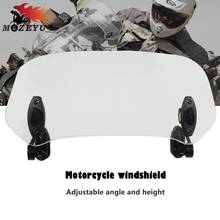 Motocicleta ajustável windshield extensão deflector de vento para bmw r1200r r1200rt r1200gs r 1200 gs adv r1200gs lc r1200 s/st 2024 - compre barato