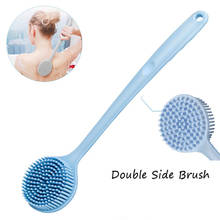 Bathroom Body Brushes Long Handle Hanging Soft Mesh Back Body Bath Shower Scrubber Brush Sponge Wisp Dry Brushing Shower Tool 2024 - buy cheap