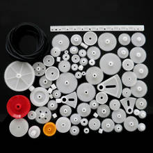 81PCS Gear Pack Set Gearbox Plastic Motor Gear Pack For Robot Accessories Making DIY 2024 - buy cheap