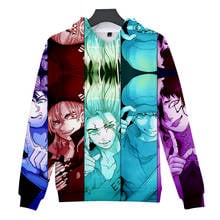 Drstone hoodies Men Women fashion Casual Hoody Anime character Print Harajuku sweatshirt Fall/Winter Pullover Dr.stone 3D Hoodie 2024 - buy cheap