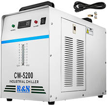 Refrigerador industrial CW-5200 do refrigerador de água CW-5200 para cnc/laser 60w 80 100w 130w. ect máquinas de gravura do gravador 2024 - compre barato