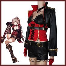 Game Azur Lane Pirate MNF Jean Bart Cosplay Costume Uniforms Cosplay Costume Black Jacket Outfit 2024 - buy cheap