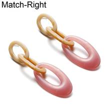 Match-Right Women Statement Dangle Trendy Earrings For Women Long Cute Korean Drop Earrings Pendant Female Jewelry NR223 2024 - buy cheap