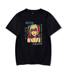 Camiseta de Manga corta de Anime Death Note Miss Amane, Tops Harajuku, camisetas de algodón, camisetas de Manga Unisex, ropa de Dropship 2024 - compra barato