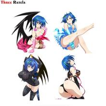 Three Ratels FC551-calcomanía de anime para chica sexual, DXD, xenovia, quarta, render, estilo de coche, pegatina impermeable JDM 2024 - compra barato