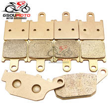 Motorcycle Copper Based Metal Sintered Front Rear Metal Brake Pads Disks For Kawasaki Z750 Z750R Z 750 R 2011 - 2012 Brake Pad 2024 - buy cheap