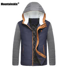 Mountainskin Winter Coat Men's Warm Parkas Thick Fleece Cotton Coats Slim Male Jackets Hooded Coat Mens Brand Clothing SA830 2024 - buy cheap