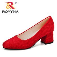 ROYYNA 2020 New Designers Pumps Shallow Mouth Women Shoes Fashion Office Work Wedding Party Shoes Ladies High Heel Shoes Female 2024 - buy cheap