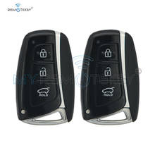 Remtekey-llave de coche inteligente, 2 uds., 3 botones, 433mhz, ID46, chip electrónico 7952, para Hyundai Santa Fe IX45 2013 2014, nuevo estilo 2024 - compra barato