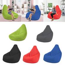 Bean Bag Chair Cover High Back Lazy Sofa Oxford Slipcover Washable Removable Lounger Seat Pouf Puff Couch Tatami Cover 2024 - buy cheap