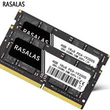 Rasalas DDR4 RAM 4GB  1RX8 PC4-10600S  2133Mhz 2400MHz 2666MHz SO-DIMM 1,2V Notebook 260Pin Laptop Black Memory Sodimm NO-ECC 2024 - buy cheap