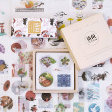 50 PCS/box Mini Cartoon Paper Sticker Decoration Decal DIY Album Scrapbooking Seal Sticker Kawaii Stationery Gift Material Escol 2024 - buy cheap