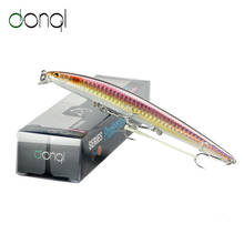 DONQL 1PCS Minnow Floating Fishing Lure Wobbler 145mm 19g Hard Bait Artificial 3D Eye Plastic Crankbait Treble Fishing Hook Lure 2024 - buy cheap