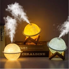 3D Printing Saturn Lamp Humidifier Usb Plug In Night Light Bedroom Bedside Lamp Desktop Starry Sky Planet Moon Light 2024 - buy cheap