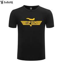 Camiseta con estampado de Gun Tom Cruise para hombre, camisa divertida de algodón de manga corta, ropa de calle, estilo de verano 2024 - compra barato