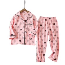 Spring Autumn Girls Pajamas Set Cotton Soft Children Homewear Set Cartoon Bear Kids Sleepwear 2pcs Suit Clothes 2-12 Years old 2024 - buy cheap