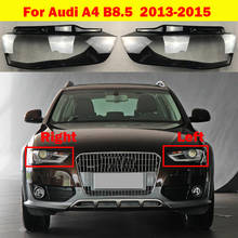 Faros delanteros de coche Audi A4 B8.5, pantallas de lámpara transparentes, cubierta de carcasa, Lente de Cristal, 2013-2015 2024 - compra barato