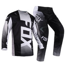 Free shipping 2021 MX ATV 180 Oktiv Black Jersey Pant Combo Motocross Dirt Bike Downhill Riding ATV UTV MTB  Racing Gear Set 2024 - buy cheap