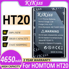 4650mAh KiKiss Mobile Phone Battery for HOMTOM HT20 Batterij Batteria + Tracking Number 2024 - buy cheap