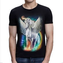 Summer Pegasus Printed 3d T shirt Men graphic t shirts cotton Streetwear O-neck Short Sleeve Tees Casual women fashion Tops 2024 - buy cheap