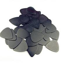 10pcs Acoustic Electric Guitar Bass Pick Nylon Mediator Thickness 0.5 mm Color Black White 2024 - buy cheap
