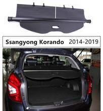 Rear Trunk Security Shield Cargo Cover For Ssangyong Korando 2014 2015 2016 2017 2018 2019 High Qualit Auto Accessories 2024 - buy cheap