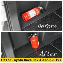 Yimaautotrims Trunk Box Fire Extinguisher Cup Holder Support Case Panel Cover Kit For TOYOTA RAV4 RAV 4 XA50 2019 2020 2021 2022 2024 - buy cheap