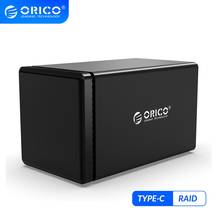 ORICO NS Series 4 Bay 3.5'' Type C with RAID HDD Docking Station 78W Power Adapter HDD Enclosure Support 64TB Hard Drive Case 2024 - buy cheap