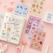 Cute Rabbit Bear Pet Sticker Hand Account Decoration Sticker Creative Cute Sealing Scrapbooking Label Diary Stationery 2024 - buy cheap