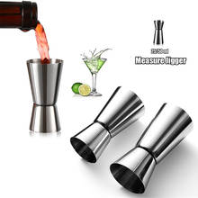 25/50ml Stainless Steel Cocktail Shaker Double-head Measure Cup Restaurant Special Cocktail Glass Measure Jigger Kitchen Gadgets 2024 - buy cheap