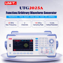 Функциональный/произвольный генератор Осциллограммы Φ UTG2025A эквивалент 2-канальному независимому выходу 125 мм/с 14-битным вертикальным разрешением 2024 - купить недорого