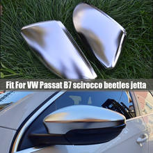 Replacement Side Rearview Mirror Cover caps For VW PASSAT B7 CC ARETON Jetta Scirocco Beetle EOS Car Side Wing Mirror Cap 2024 - buy cheap