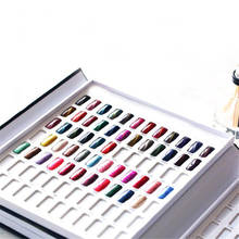 120 cores cor do prego falso livro cor display a cores da arte do prego gel polonês cartão de cor do prego gráfico de cores prática placa manicure ferramenta 2024 - compre barato