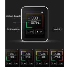 Medidor de co2 da qualidade do ar, sensor de dióxido de carbono, co2, hcho, aqi, detecção de concentração de dióxido de carbono 2024 - compre barato