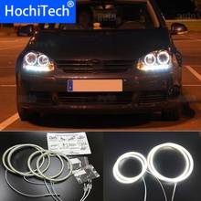 HochiTech for Volkswagen VW golf 5 MK5 2003-2009 Ultra bright SMD white LED angel eyes halo ring kit daytime running light DRL 2024 - buy cheap