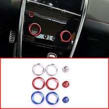 For Land Rover Discovery Sport L550 2020 Car-Styling Alloy Air Conditioning Knobs Audio Circle Trim Car Interior Accessorires 2024 - compre barato