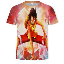 Dos homens e das mulheres da forma t-shirts para o verão 3D One Piece impresso t-shirt dos homens dos homens t-shirt roupas de hip-hop de rua para homens 2024 - compre barato