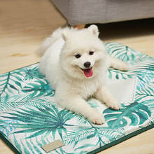 3D Pet ice silk pet охлаждающий коврик для собаки кошки собаки пол коврик одеяло для сна матрас холодный коврик 4 размера собаки кровати кошки одеяло 2024 - купить недорого