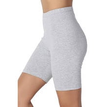 Women Thin Fitness Short Pants Casual Ladies Slim Pants High-Waist Summer Bottom Knee-Length Black Shorts Bodycon Streetwear 2024 - buy cheap
