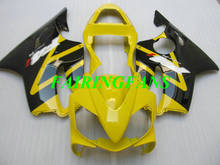 Injection Fairing kit for HONDA CBR600F4I 01 02 03 CBR600 F4I 600F4I 2001 2002 2003 Yellow black Fairings bodywork+gifts HV14 2024 - buy cheap