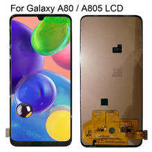 6,7 ''ЖК-дисплей для samsung Galaxy A80 SM-A80 A805 A90 A905 ЖК-дисплей кодирующий преобразователь сенсорного экрана в сборе Замена Бесплатная доставка 2024 - купить недорого