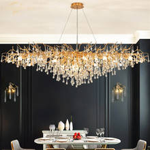 Modern Luxury Chandeliers Lighting Crystals LED Lights Tree Branch Pendant Lamp for Living Room Bedroom Kithcen Dining Room Deco 2024 - buy cheap