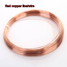 5M/2M/1M Diameter 0.2/0.3/0.4/0.5/0.6/0.8/1/1.2/1.5/1.8/2/2.5/3/4/5 mm Copper line T2 Copper Red copper Line Bare Wire 99.90% 2024 - buy cheap