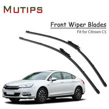 1Set Rubber Car Front Wiper Blade Kit For Citroen C5 MK1 MK2 2017 2016-2001 Original Replace Insert Strip Decoration Accessories 2024 - buy cheap