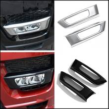 ABS Chrome Piano Black Car Front Fog Light Lamp Frame Decoration Sticker Cover Fit For Land Rover Range Rover Sport 2014-2017 2024 - buy cheap