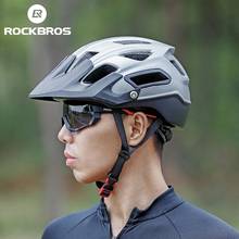 Rockbros-capacete de proteção para bicicleta, para bicicleta de estrada e mtb, ultraleve e moldado integralmente, para ciclismo e mountain bike, chapéu para bicicleta 2024 - compre barato